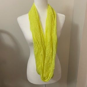 Neon Yellow Aerie Circle Scarf